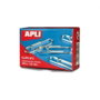 APLI Clips Niquelados Nº 2 de 32 mm, Caja de 100 unidades
